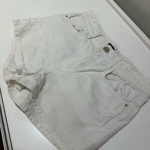 Pinko jeans shorts in white